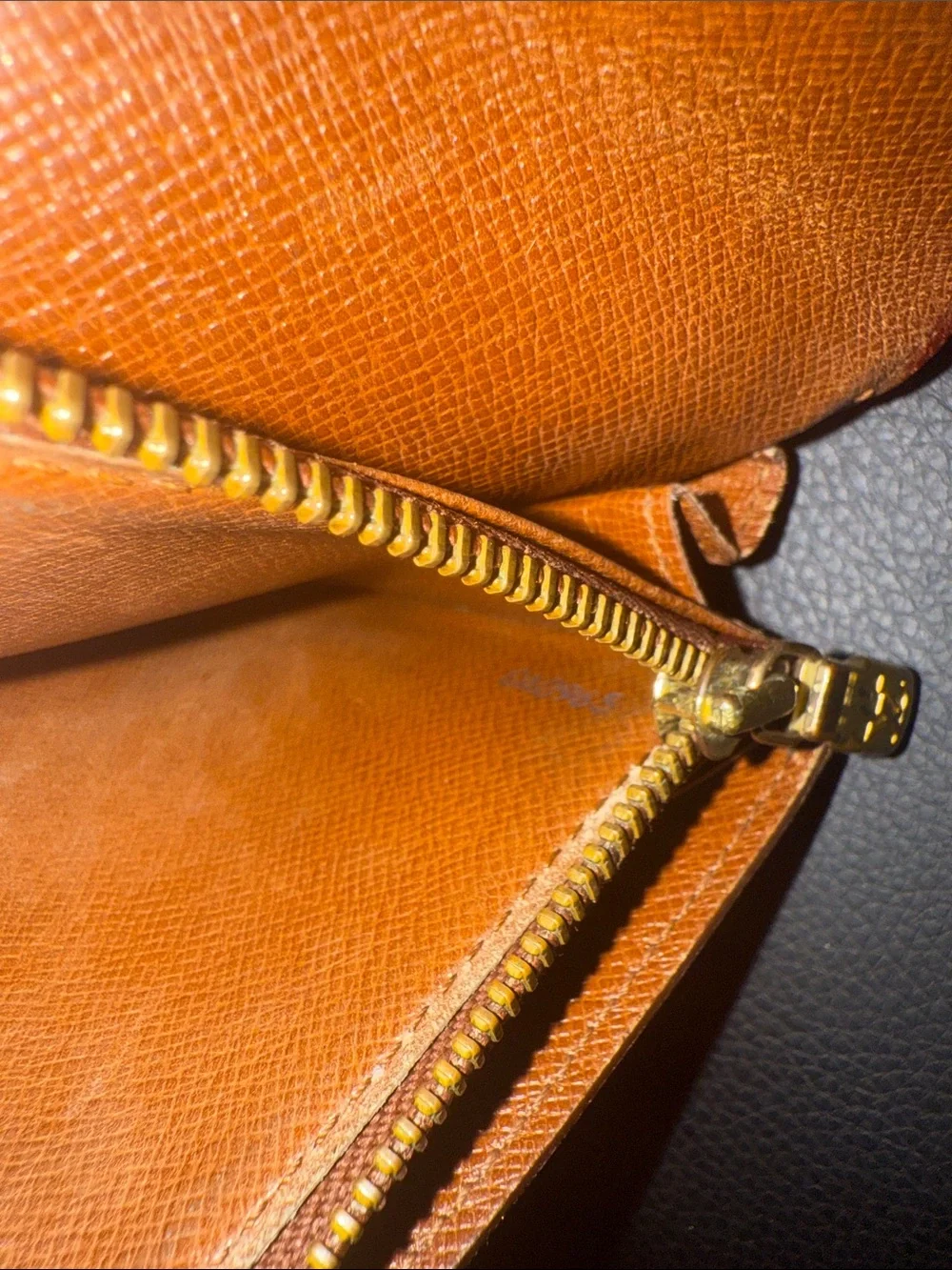 Louis Vuitton Monogram Canvas Flap Wallet - Dark Brown with Gold Hardware